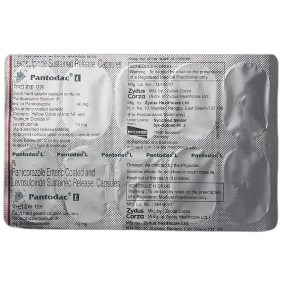 pantodac l capsule 10's